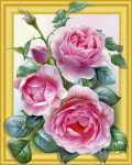 (5D보석십자수) S0550 러블리로즈 (40x50cm) : 만들기백화점 비손