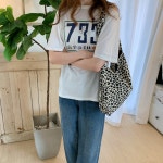 호피에코백 연예인 보자기가방 보부상가방 가벼운 버킷백 : 들꽃 스토어