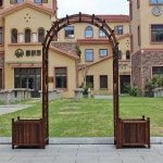 원목 대문 엔틱 담장 문 방부목 꾸미기 포토존 마당 : 도자마켓