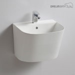 대림바스 CL384 평면붙임 세면기 세면대 교체 대림비앤코 CL-384 플랫 라운드 : 닥터바스
