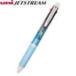 유니 제트스트림 다색 멀티 볼펜 145x12mm 12g 4색 0.7mm 라이트블루, 1개 : 507잡화점