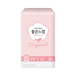 좋은느낌 오리지널 울트라슬림 중형 36p 6개 / 날개형 생리대 : 세정몰-S