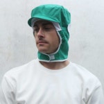 C-315 초록 귀걸이형 위생모 남여공용 1개 급식실 휴게소 단체급식 위생 식품공장 : 참존어패럴
