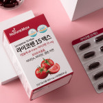 라이코펜 15 맥스 식약처 최대함량 15mg 리코펜 식물성캡슐 2개월분 60캡슐, 2개 : 네이처맥스