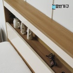 프리미엄 수납침대프레임 허브 LED 조명 슈퍼싱글/퀸 국내생산 : 호반가구