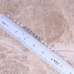 여자은팔찌 925 실버팔찌 체인 헤븐리 레인보우 큐빅 지르코니아 도금 링크   6.5  S0327 : 메가글로우