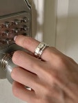 Starry ring 별조각 은반지 (실버925) : 므아르
