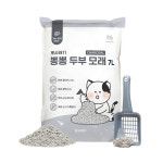 뽀시래기 고양이 뽕뽕 먼지 없는 두부모래 7L 숯향, 2.8kg, 1개 : 뽀시래기 스토어