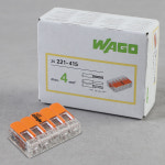 와고 커넥터 221-413 1박스 3P 3폴 WAGO 모든 전선 와이어 연결 단자 : KS상사