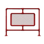 철 파티션 칸막이 가림막 벽 보호막 가드 레스토랑 레드스타일Y-011제곱m : 준꾸스토어