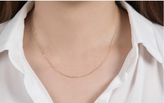 미니골드 김천점 14K 아리수스 메달 채널0.2체인(모줄) PETS4185 NNKM4252 달빛처럼 반짝이는 데일리 주얼리 : 미니골드  김천점