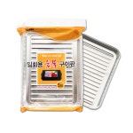 일성 일회용 숯불구이판 5매입 캠핑 글램핑 펜션 바베큐 그릴 은박불판 일회용불판 : 올더리빙몰