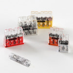 와고 커넥터 221-2411 2P 2폴 낱개 모든전선 와이어 연결 일자형 단자 직결형 : KS상사