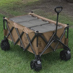 매드독캠프 프리미엄 캠핑웨건 광폭타이어 특대형 카트 왜건 : 매드독캠프