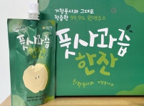 풋사과즙 100ml 30포 무설탕 NFC 저온착즙 오늘자람 사과 폴리페놀 애플페논 : 백씨네과수원