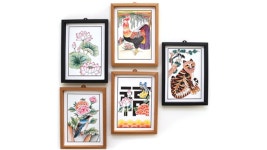 DIY 민화 칼라링5종 세트 : 슬기로운 시니어 공방