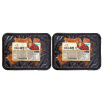 자연과농부 돼지양념육 프리미엄 바베큐폭립 (냉동) 330g 2개 : SUPER SALE