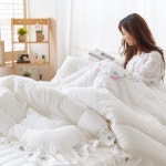 류금숙더베딩 | 류금숙 여자의 정원 광목 워싱 자수침구 풀세트 (SS/Q/K/SK) : 멋샘베딩플레이스