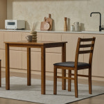 [모던하우스] [가구] 델카 LITE 2인 식탁세트 800 브라운(테이블1+의자2) / DL0124002 : 2001 중계점 모던하우스