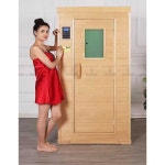 편백 사우나기 이동식 족욕기 무릎 나무 설치 향나무 나무통 케어 원적외선 찜질방 홀로 찜질기 1.  900X900MM : GOODGOOD