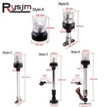 요트용 접이식 보트 LED 네비게이션 조명, 해양 항해 앵커 신호 360 도 원형, 12-24V, 12 인치 : 파인클