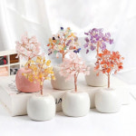 천연 수정 행운의나무 풍수인테리어 장식품 : 포포하우스 라이프