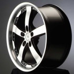 K7 그랜저 휠 18인치 루피노VVS (1494) 블랙폴리쉬 대품가능 수원 : 행복한 타이어