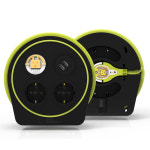 러그박스 캠핑 전기릴선 연장선 3구 USB 10M 라운드탭 미니 리드선 : 러그박스 공식인증점