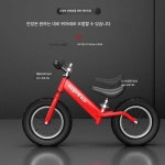 무페달 자전거 스트라이더 발란스 두발 바이크 14인치 제품 12인치 중국홍 PU 2-6세 : 오이다