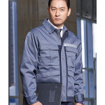 PR110 멀티 포켓 사철복 상의 (GREY) : 유닉스피복