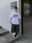 카모 와이드 카고 버뮤다팬츠 2C : 지크로