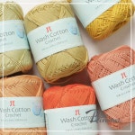 [뜨개실] 워시 코튼 크로셰 면 폴리 다양한 코바늘 대바늘 작품 패션 소품 세탁 가능 : 블루크로셰