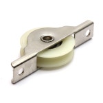 레일 바퀴 도어 문 롤러 매입 호차 (오메가레일용) 오메가호차 나일론 33mm : Easy철물