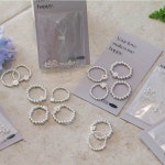 은볼 비즈 반지 만들기 12종 DIY 키트 세트 [펜던트 silver 925 은 실버 볼 팬던트 데일리 우정 링 공예 재료] : 달리아문방구