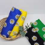 원단style 대폭 면60수 아사 스마일꽃들 4컬러 A46-66 : 원단 Style