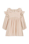 루이스미샤 키즈 오가닉 원피스 DRESS ILLI GRI-W24-S0096 : Beaumonde