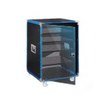 앰프 캐비닛 파워캐비닛 가정용 노래방 음향기기 간이 조음대 선반항공함 케비넷 16U-흰색_캐비닛-정문-팔레트3 : 아-매이