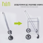 장바구니 접이식 손카트 시장 캐리어 바퀴 이동식 핸드카 짐 수레 마트 노인 대용량 : 마인통상