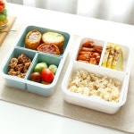 샐러드 밀프렙 용기 직장인 다이어트 피크닉 샌드위치 샐러드 도시락 밀프랩 통 용기 : 보따리풀어따리