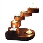 태국 복고풍 아로마 테라피 캔들 홀더 촛불 저녁 식사 홈 식탁 왁스 회전 어 장식품 : 아이쉬몰