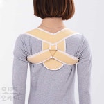 Itsok 밸런스 굽은어깨 바른자세밴드L 베이지 거북목 어깨펴기 굽은등교정 : ITSOK