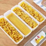 국수용기 반투명 전자레인지 밀폐용기 김밥 재료 식재료보관 파보관통 : CNDream 감성수납