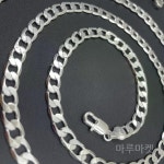 남성용 925 스털링 실버 목걸이 2/4/6/8/10/12MM 40~75 cm 페이스 체인 랍스터 걸쇠 남녀공용 약혼 주얼리 선물 45cm LN027-2mm... 