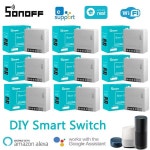 SONOFF 미니 R 와이파이 DIY 스마트 스위치, 양 제어, 홈 eWeLink 앱, 알렉사 앨리스 구글 음성 제어와 함께 작동 : 시구왕비