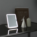 [글로우라잇] LED 뷰티 조명 거울 메이크업 탁상 휴대용 거울 : 글로우라잇