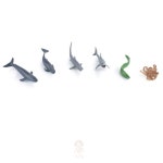 (미니피규어) 백상어와 친구들 조카선물 물고기 : 쇼핑선생