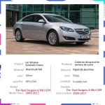 Opel Insignia A Mk G09  풀 커버 차양, 009 ~ 07 자동차 액세서리, 햇빛 차단 앞 사이드  바이저 : 시구왕나
