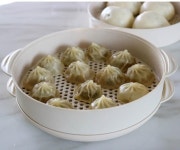 양배추찜기 2단 전자렌지용찜기 뚜껑 스팀 전자레인지 찜냄비 용기 만두 라면 이유식 : 위드마인드