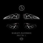 HARLEY DAVIDSON 883 No.1 스믈크루 불꽃데칼 할리 883 : 스믈크루