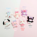 (10개) H0177 캐릭터 미니 베이비엔젤 7종 데코덴 파츠 공예 재료 : 반달이네집